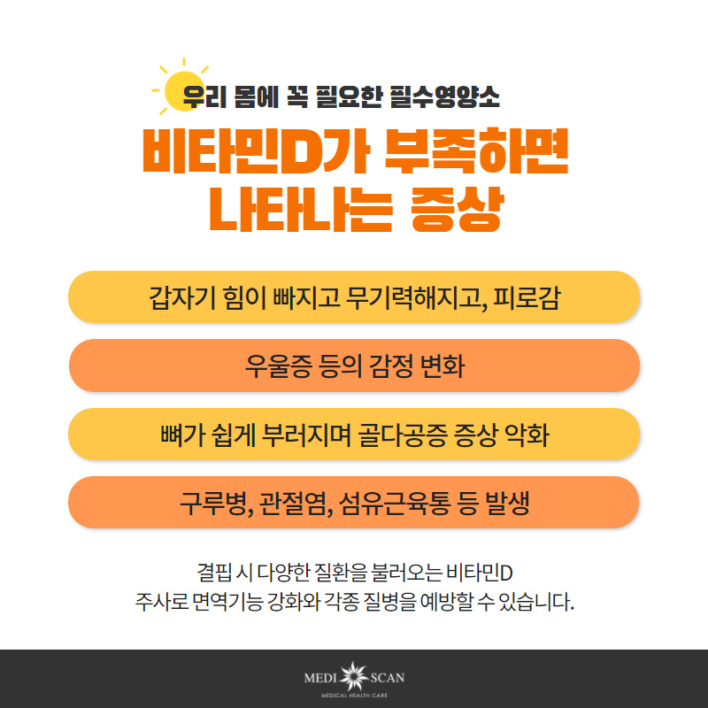 비타민D 결핍증, 하루 섭취량 섭취방법 알아보기